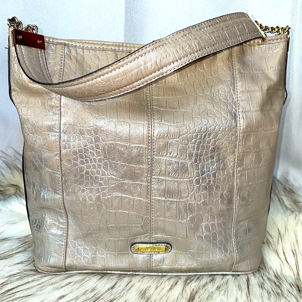 Anne Klein Metallic Tote Bag